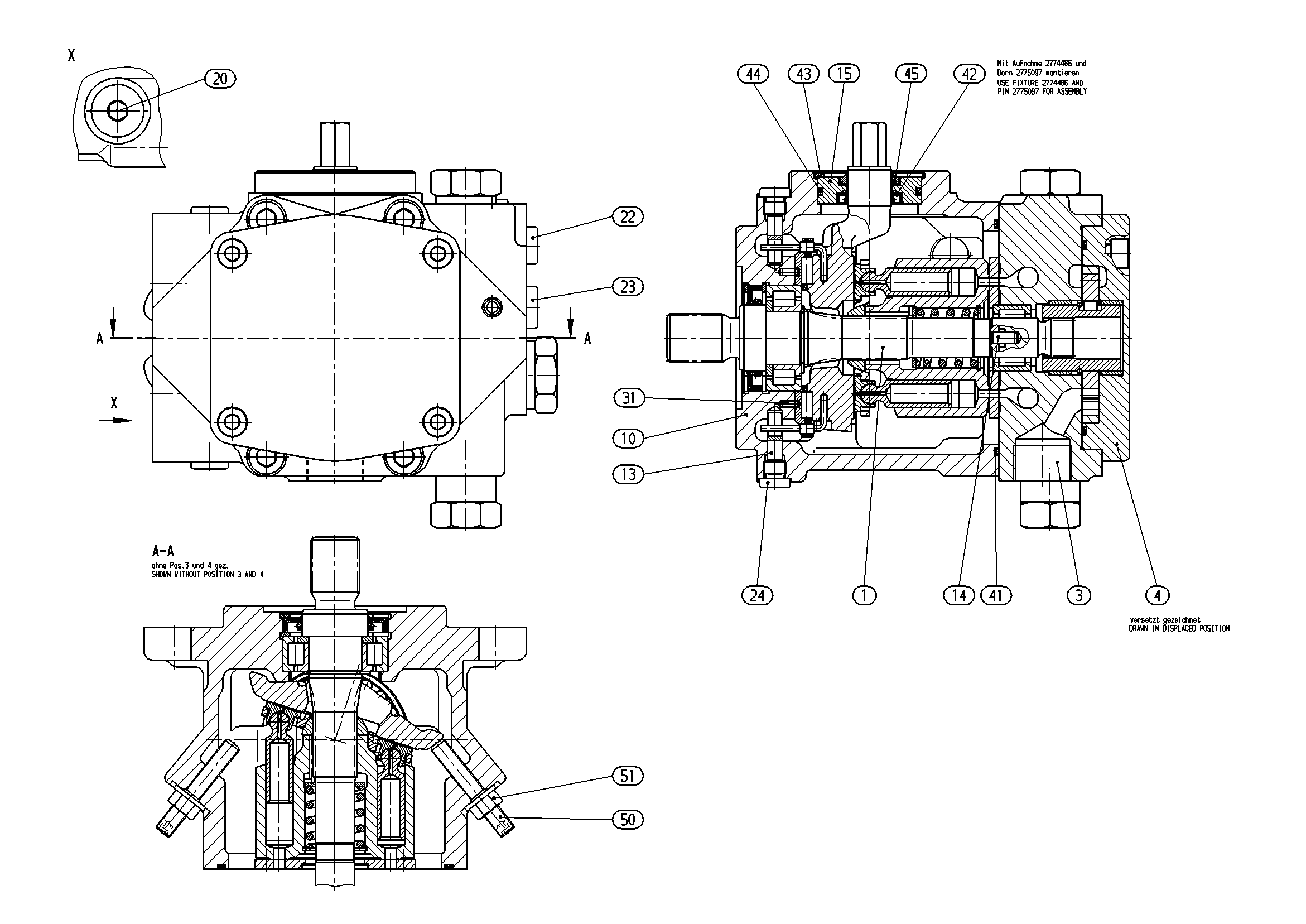 A10VG14MD1/10R-NSC16F003S — Drawing