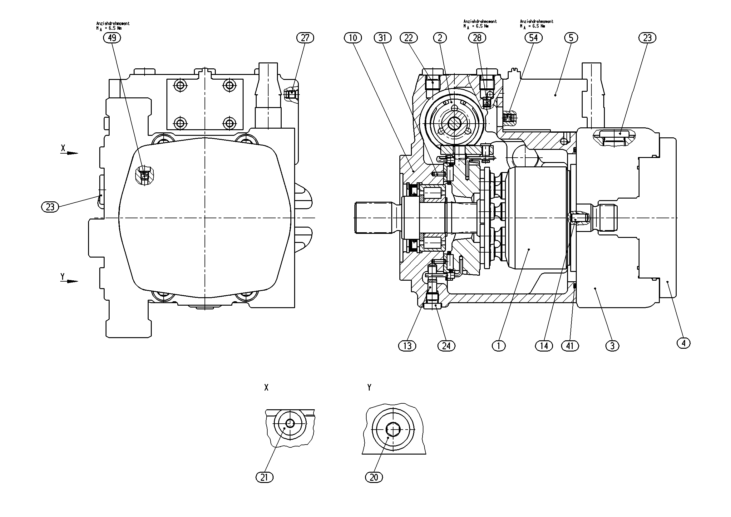 A10VG28EZ1DM1/10R-NSC10F005S-S — Drawing