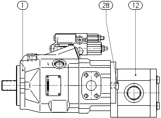 A A10VNO 63 DRS /52L-VRC62H00 — Drawing