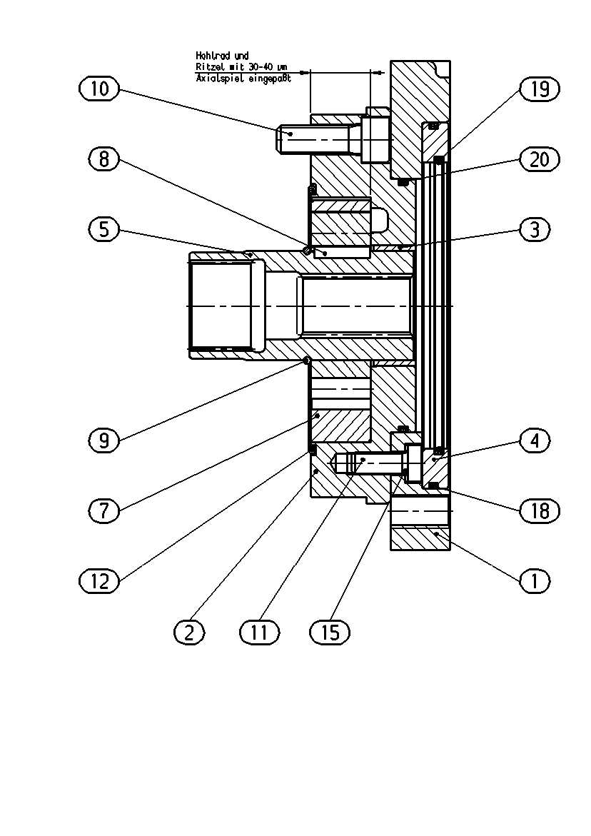 INTERNAL GEAR PUMP — Drawing
