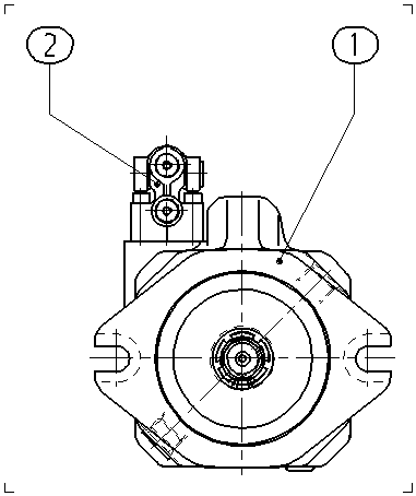 AL A10VNO 45 DRS /52L-VRC61N00 -S2519 — Drawing