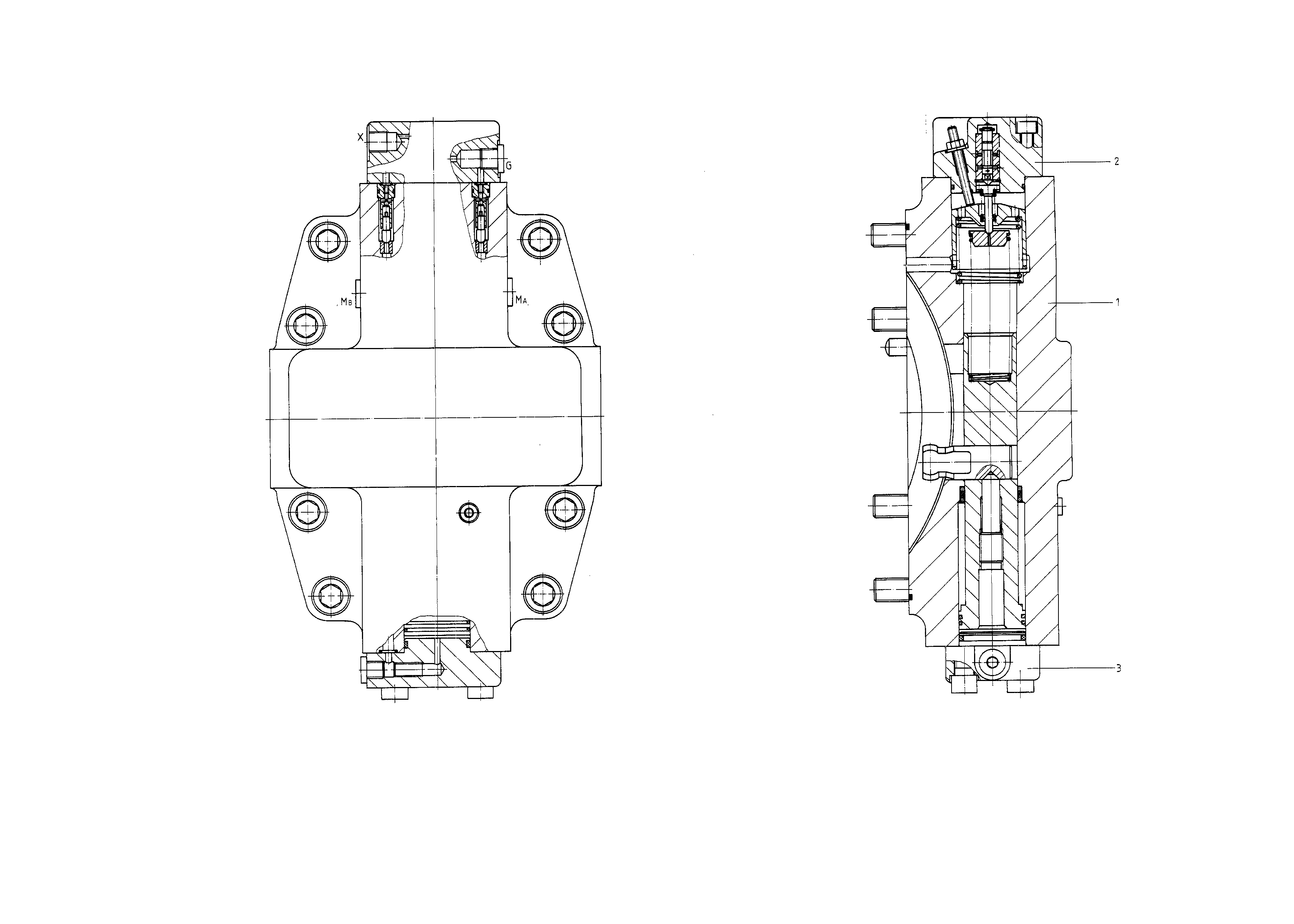 V A6V M 250 HD1 /61-P020B -SO 7 — Drawing