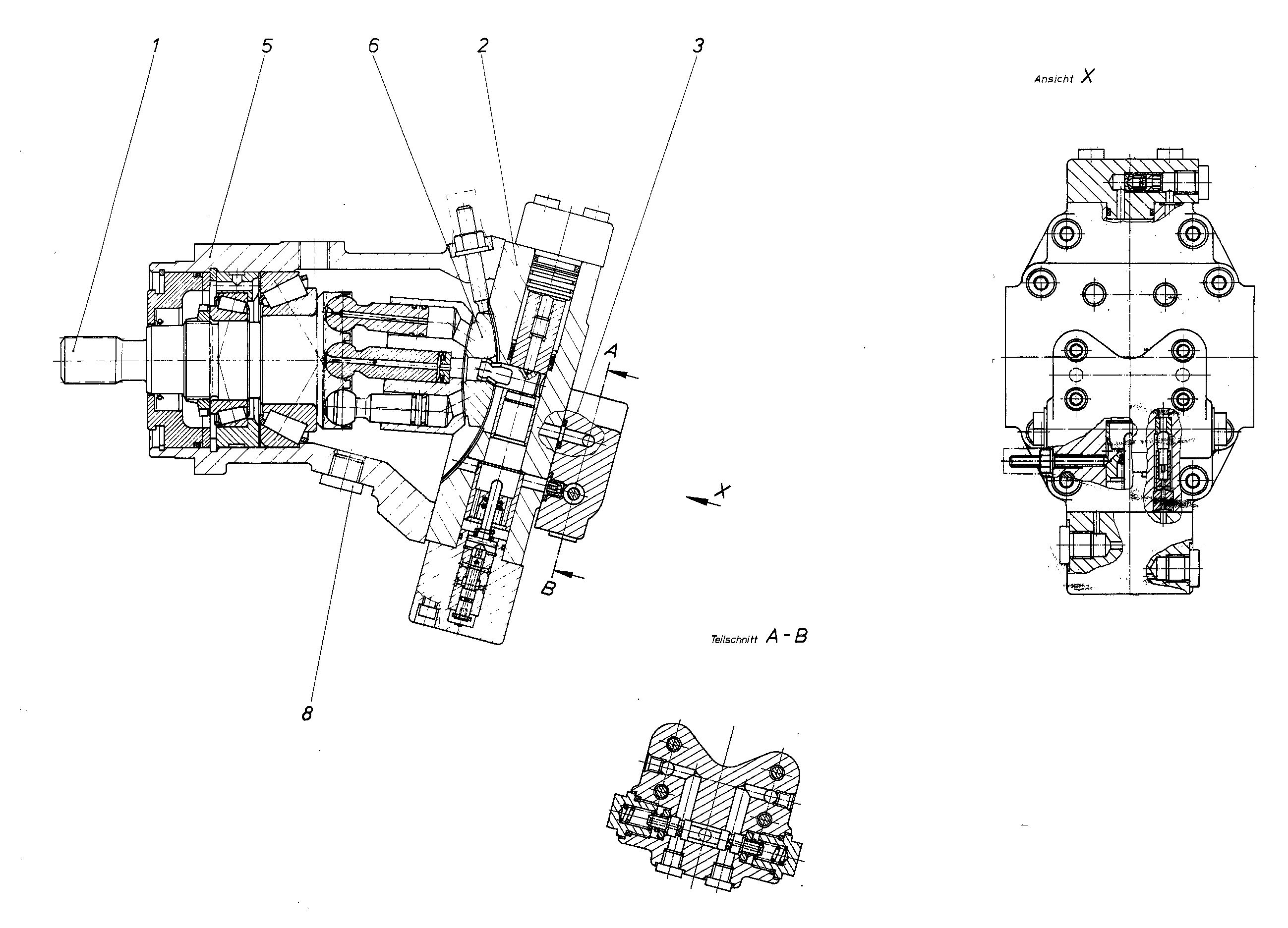 A6VM28HA1/60W-PZB027A — Drawing