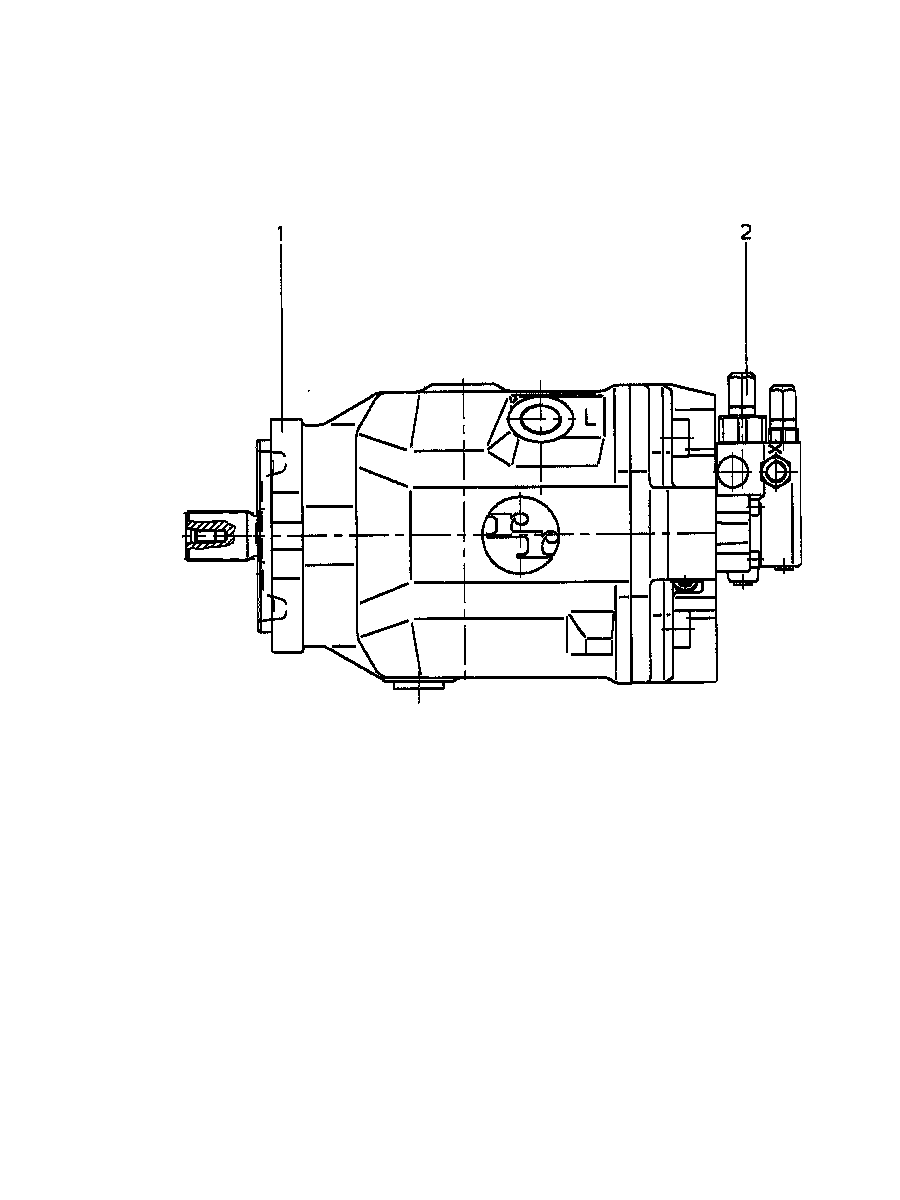AA10VO100+DFR1/31R-PUA61N00 — Drawing