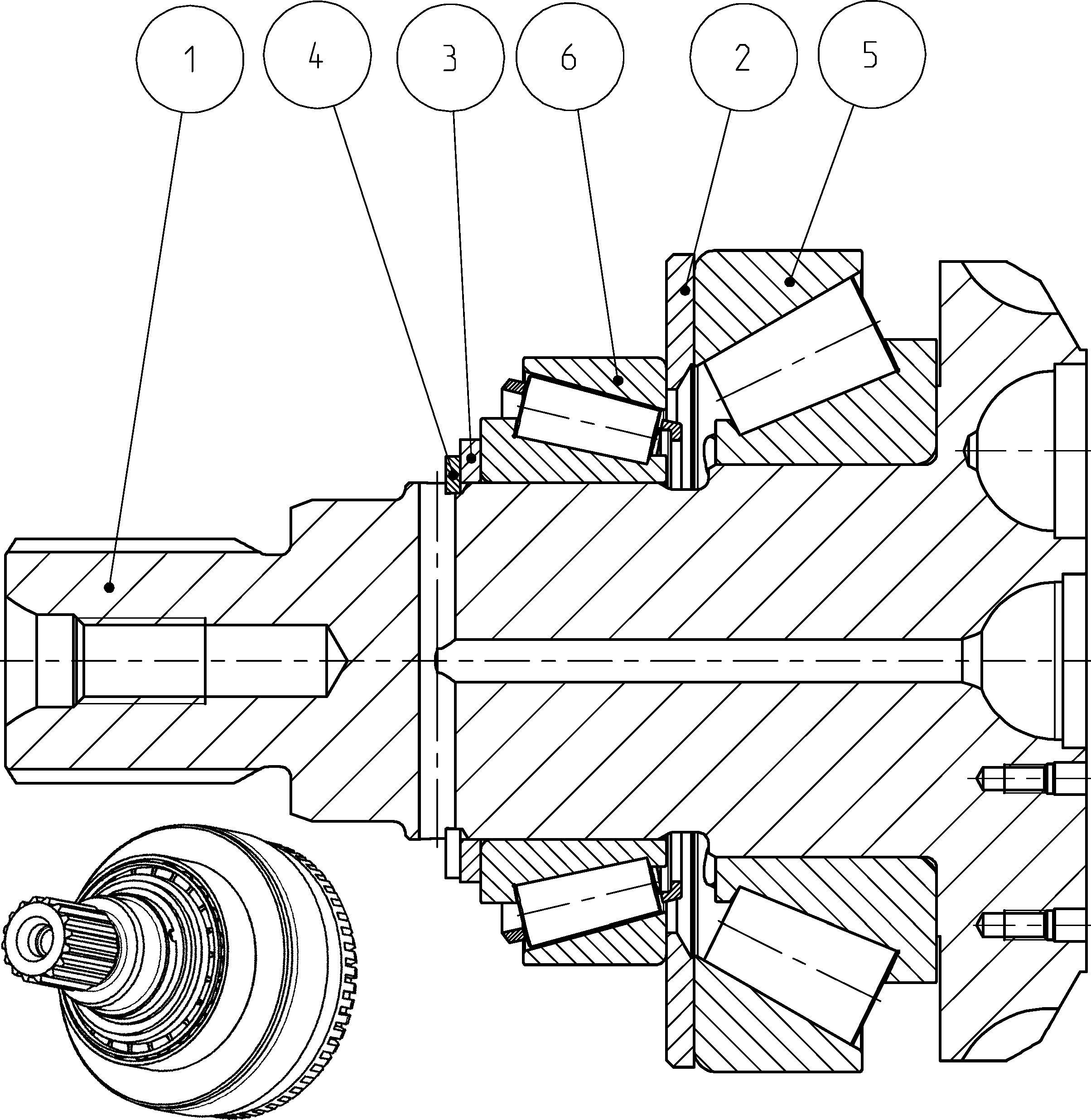 DRIVE SHAFT — Drawing