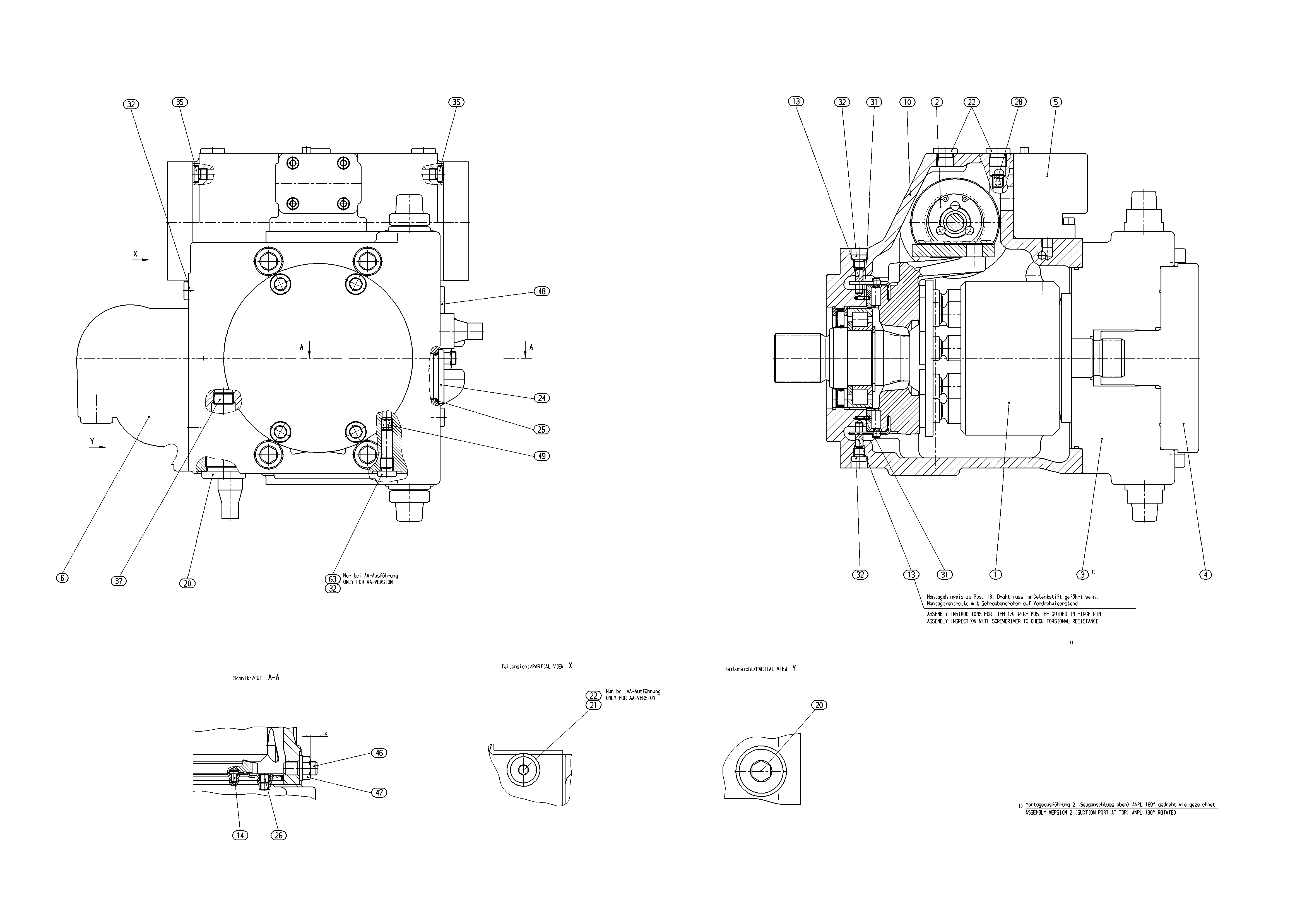 A4VG125EP4DT1/32L-NAF03F071BP — Drawing