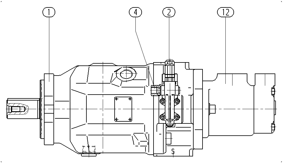 AA10VSO100DFR1/31R-PPA12H00 — Drawing