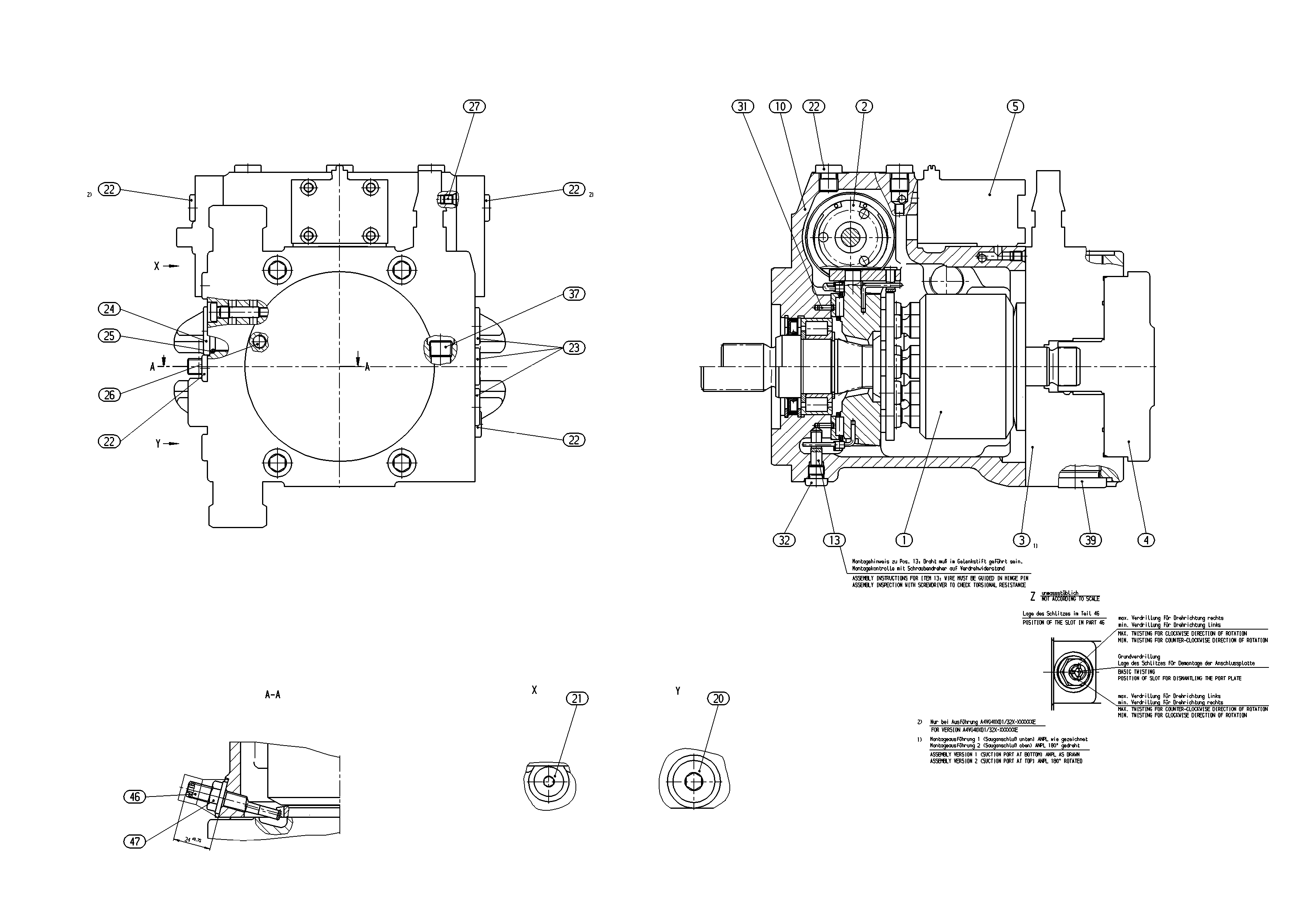 A4VG40EP3DMT1/32L-NSC02K025EP-S — Drawing