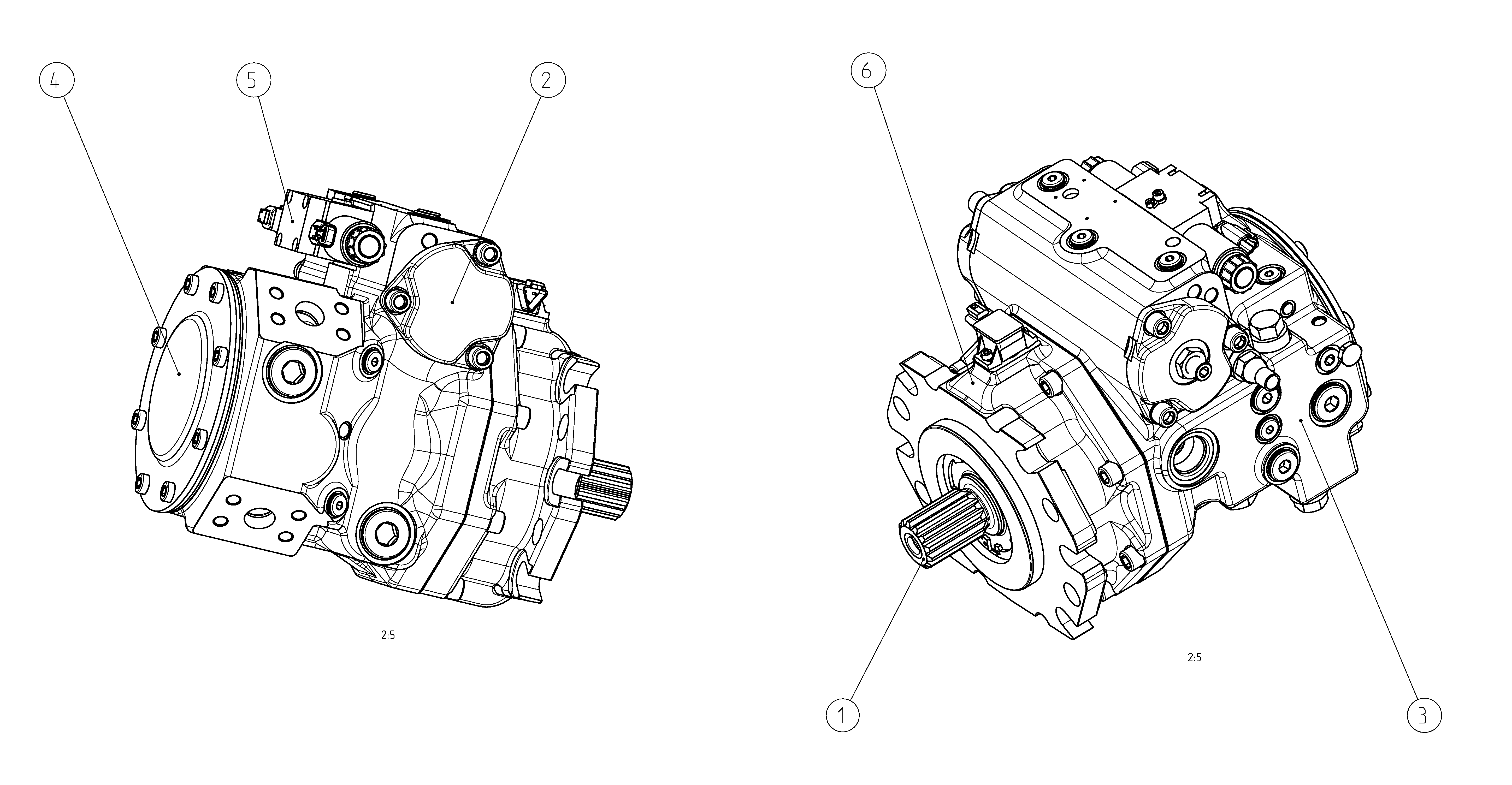 A4VG110EP2BPR00/40MRND6T11F0000AS00-0 — Drawing
