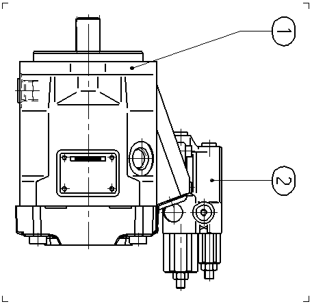 A A10VNO 45 DFR1/52R-VRC11N00 — Drawing