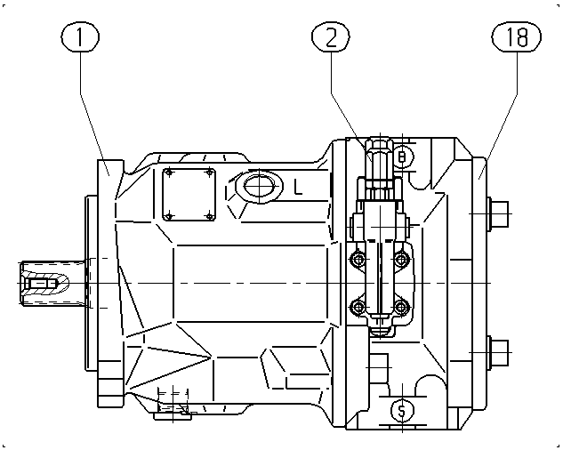 A A10VSO100 DR /31R-PSA12KD3 — Drawing