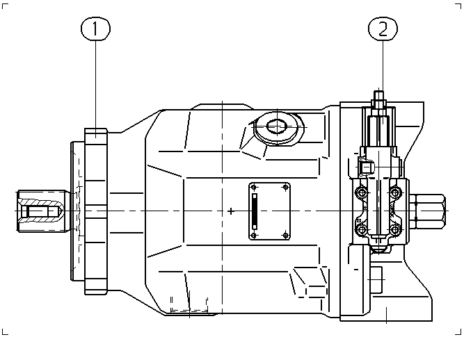 AP A10V O100 DFR1/31R-VSD12N00 -S2916 — Drawing