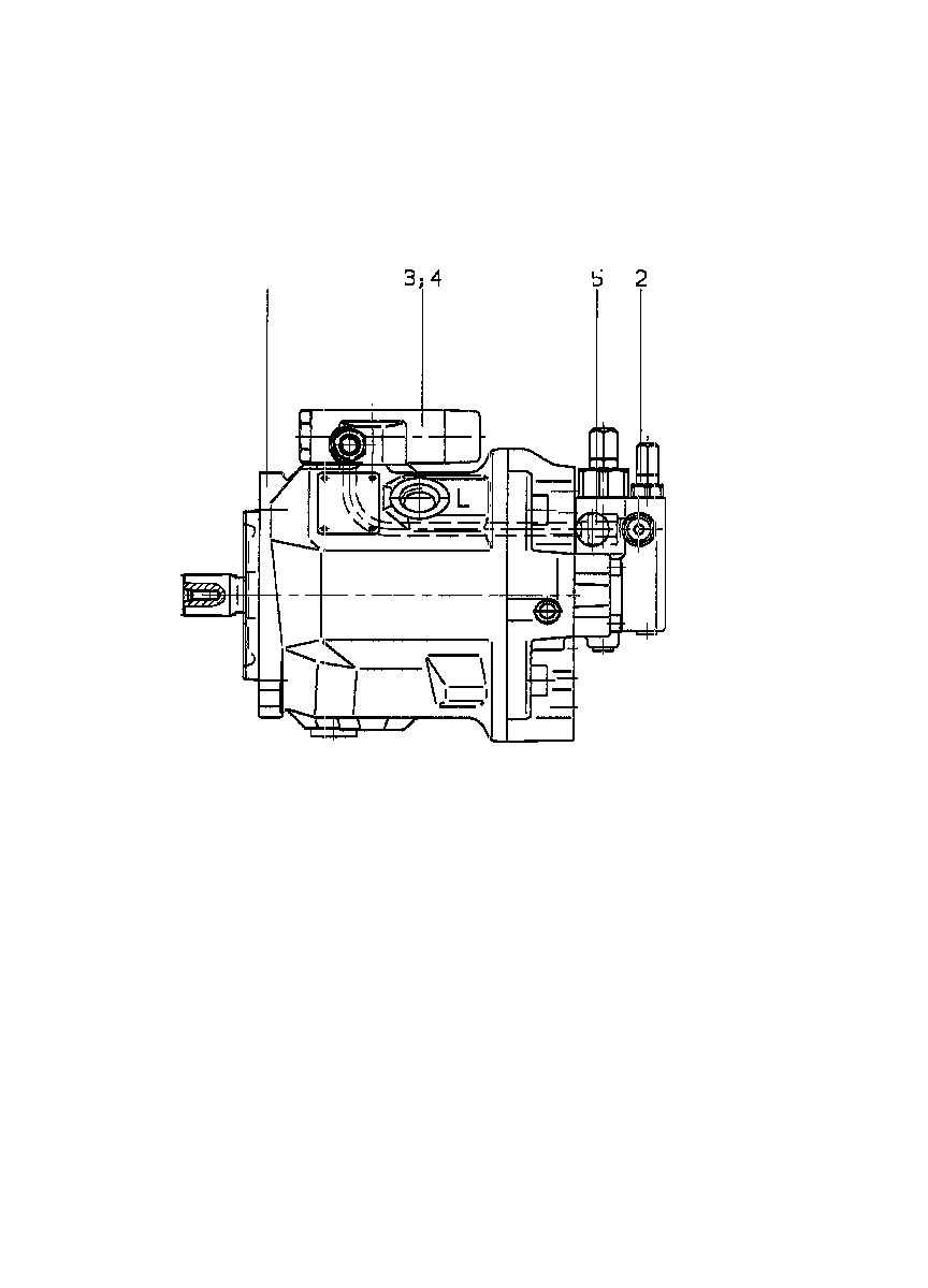 A A10V O 45 DFLR/31L-PSC61N00 — Drawing