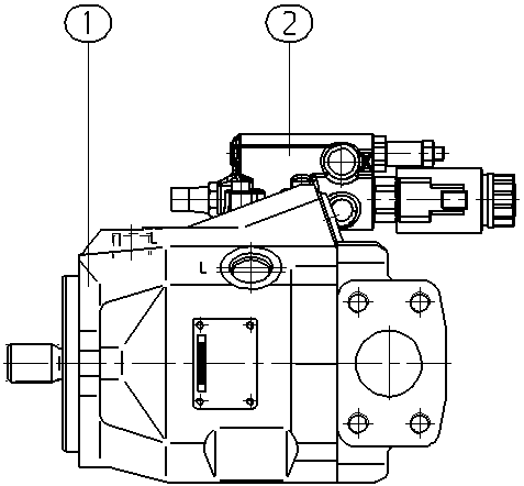 A A10V O 45ED 74/52R-VUC12N00P -S1388 — Drawing