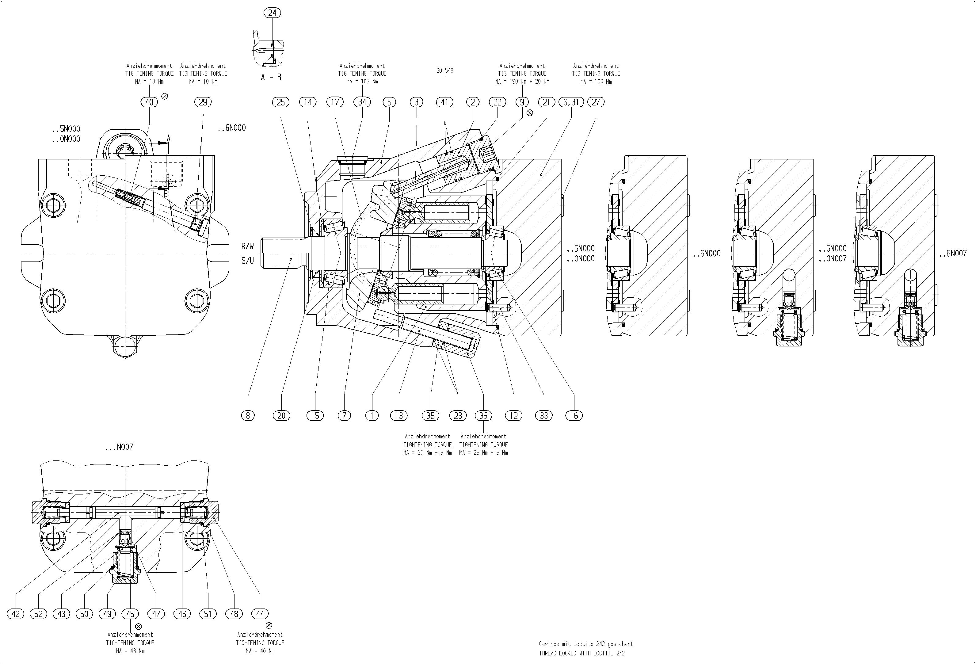 GA10VM45OV/52W1-VUC60N000-SO548 — Drawing