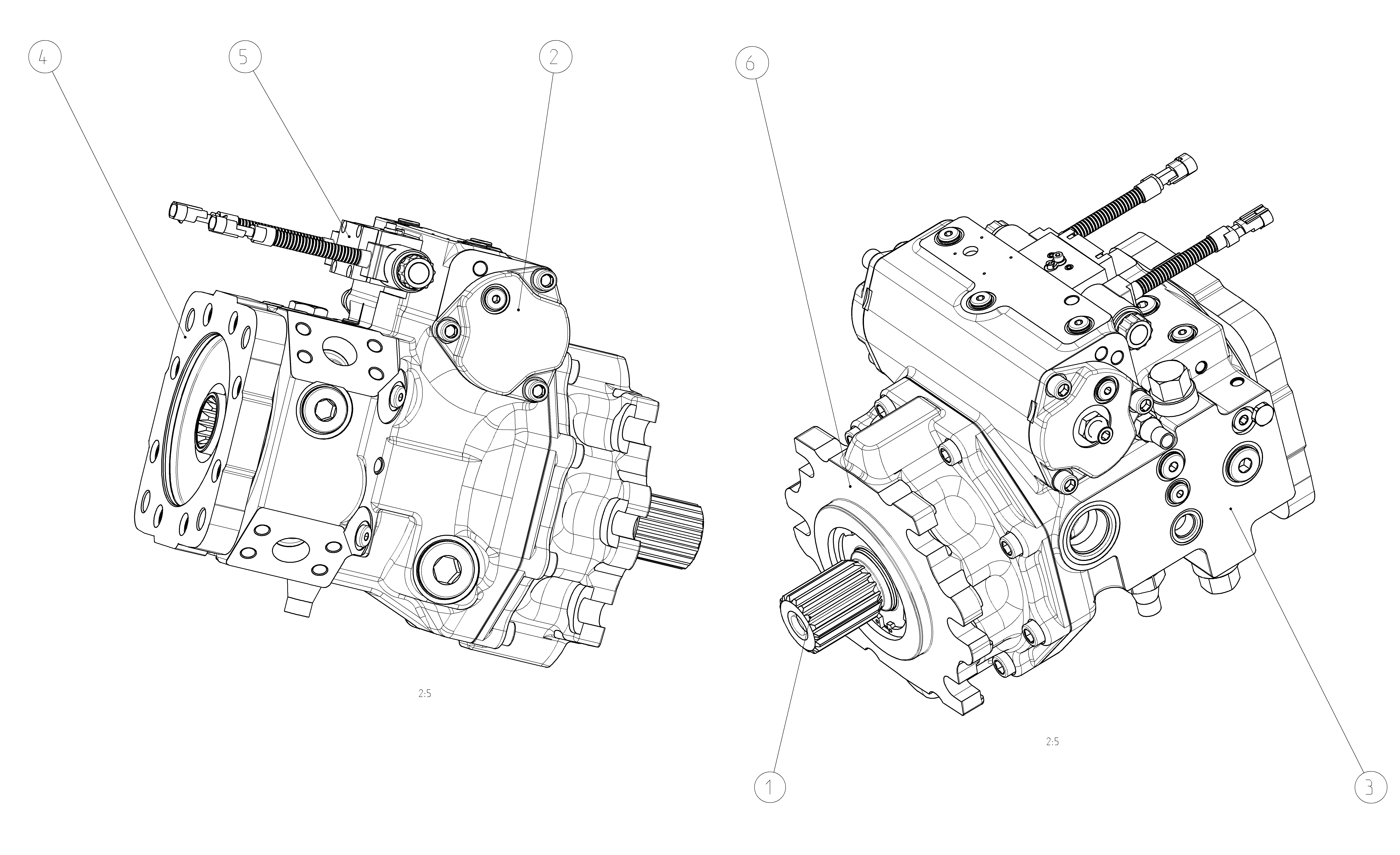 A4VG175EP2DX0T0/40XLND6T31WD4T1AE00-S — Drawing