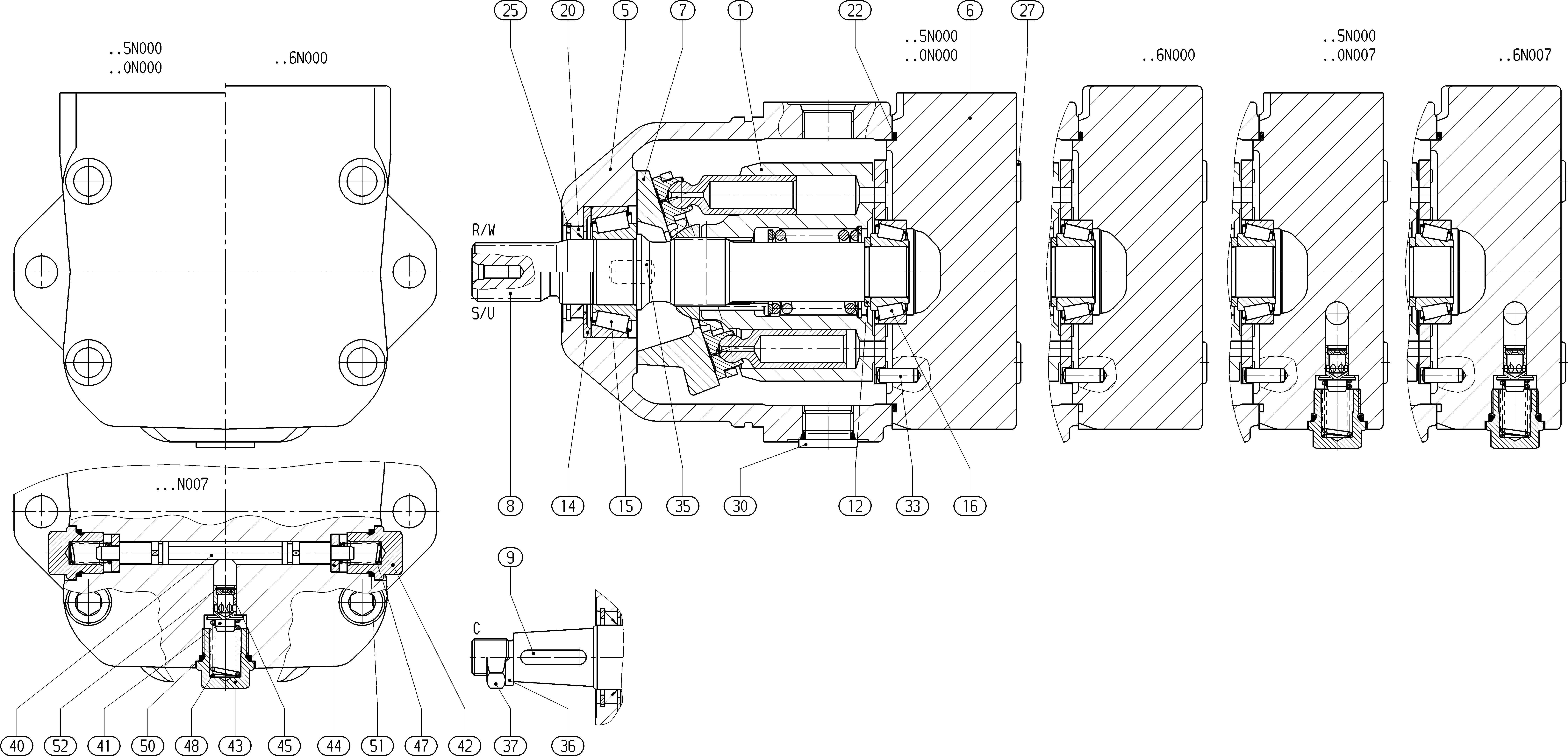 AL A10F E 37 /52W-VCF10N000 -S1437 — Drawing