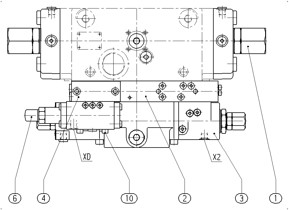 V A4VSO 500 HDGB /30R -V — Drawing