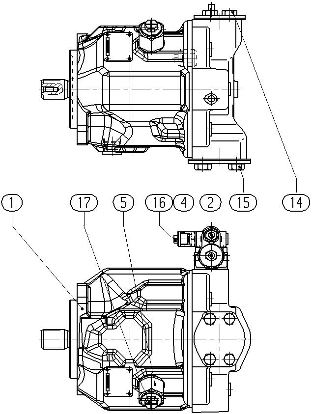 AL A10V O 28 DFR1/31L-VSC12N00 — Drawing