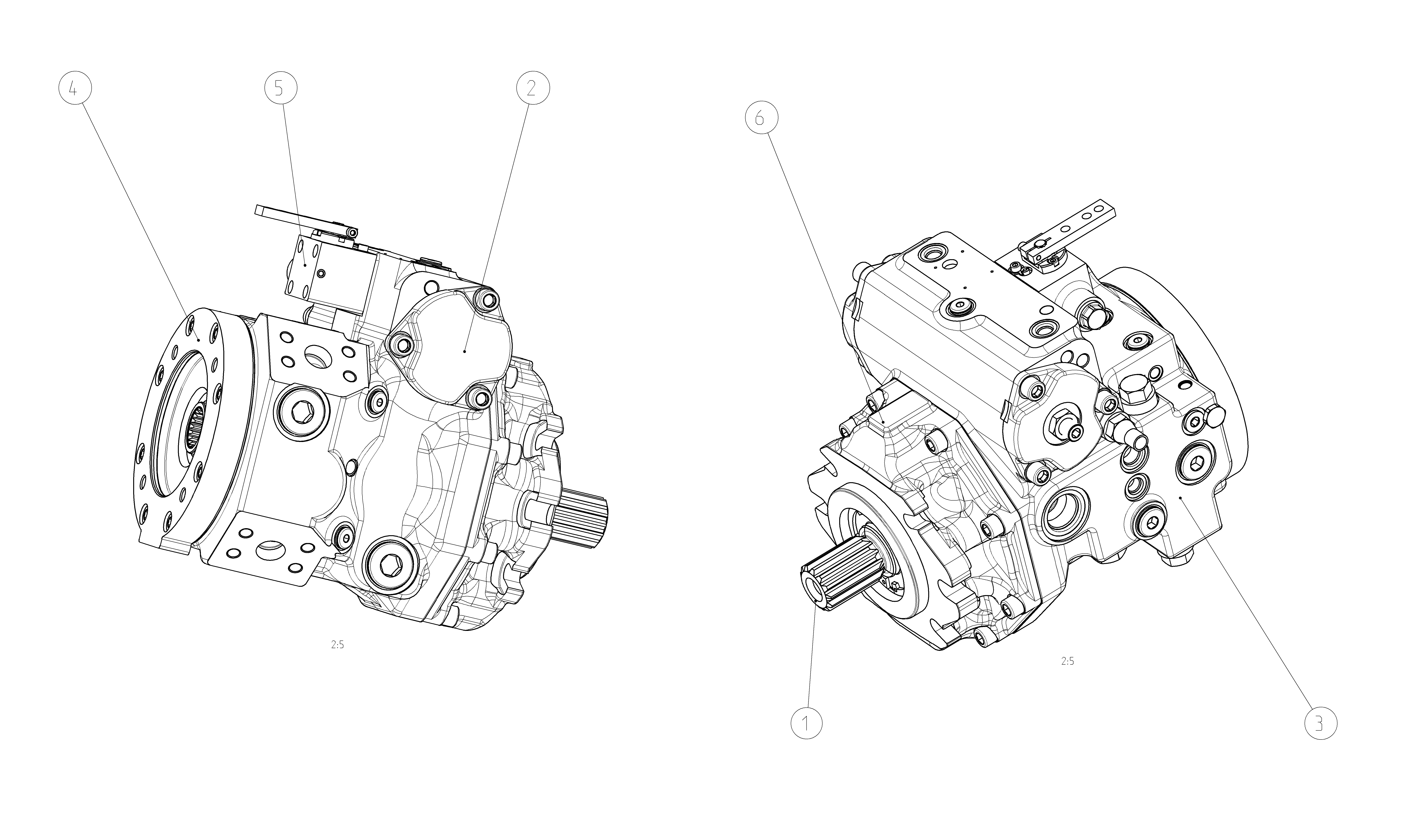 A4VG085HW2D0000/40MRNC6T11FC4V8AS00-Y — Drawing