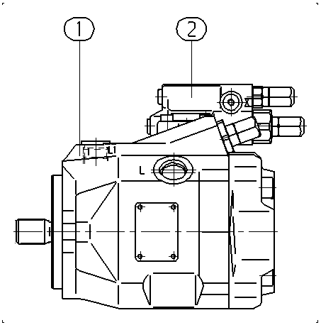 A A10V O 45 DRG /52R-PUC61N00 -SO 97 — Drawing