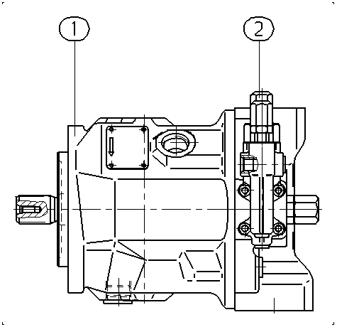 A AA10VSO 45 DRG /31R-PSC62N00 — Drawing