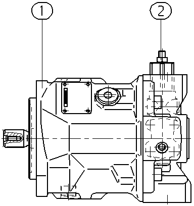 A A10V O 28 DFR1/31L-VSC62N00 -SO833 — Drawing
