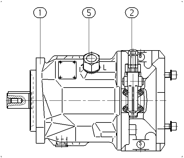 A A10V O 71 DR /31R-PPC12K01 — Drawing