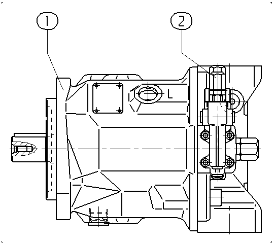 A AA10VSO 71 DR /31R-PKC92N00 -SO239 — Drawing