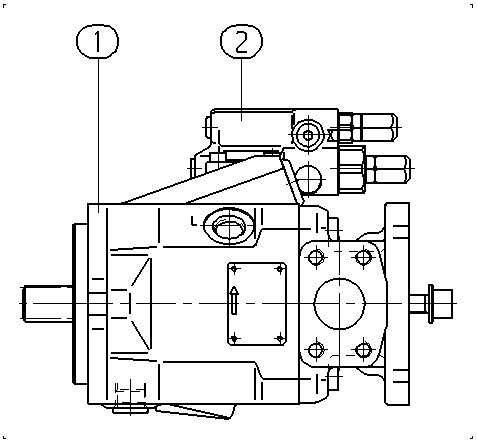 A A10V O 28 DFR /52L-PRC62K68 — Drawing