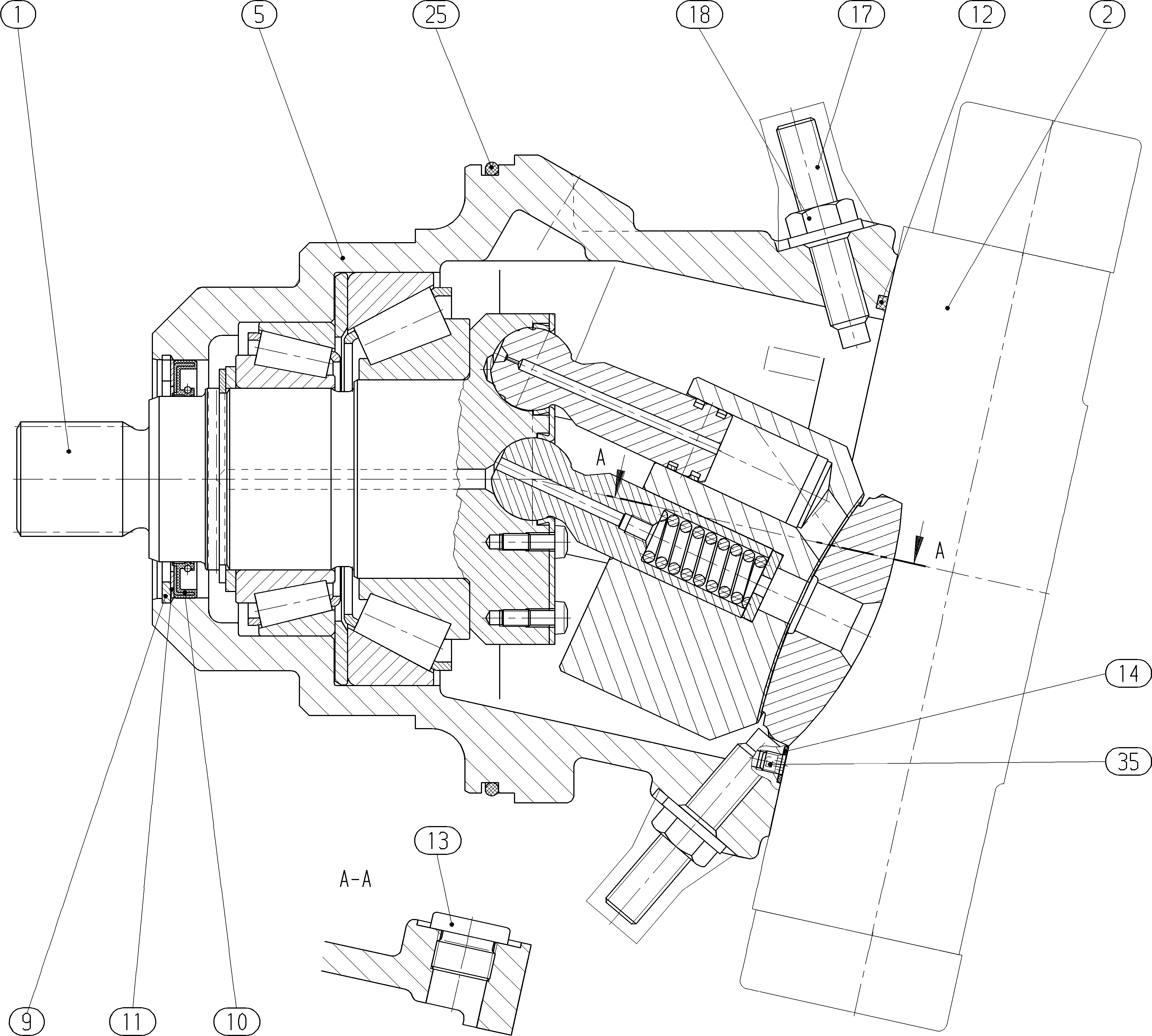 A6VE160HD1/63W-VZL027B-E — Drawing