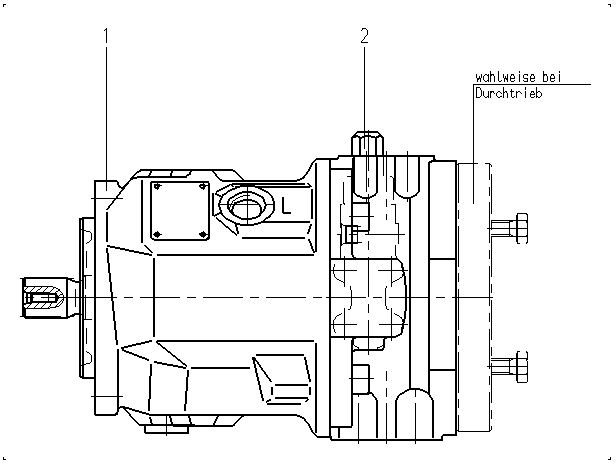 AXIAL-PISTON PUMP — Drawing