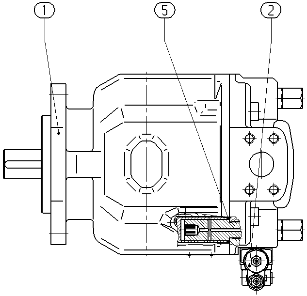 A AA10VSO100 DRG /31R-VKC62N00 -SO 52 — Drawing