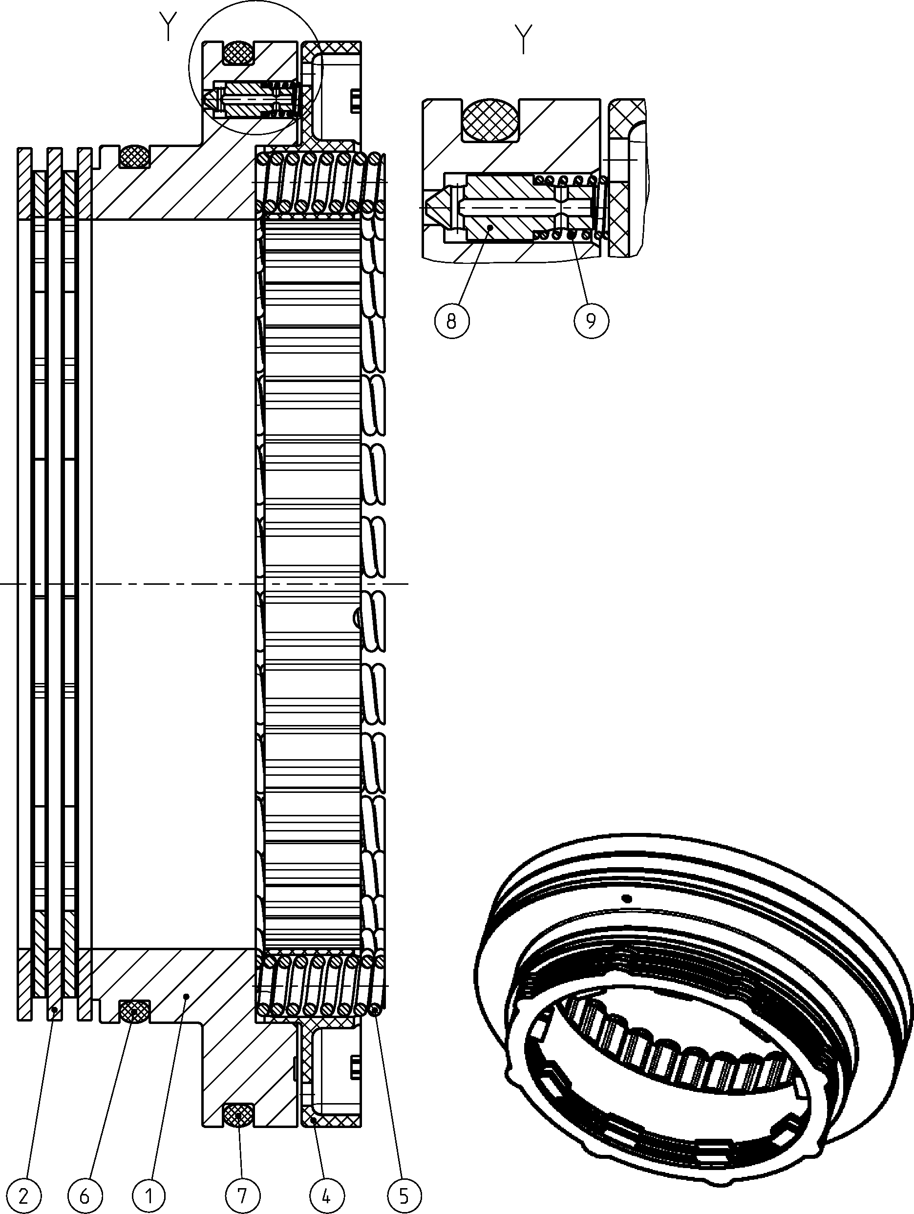 THRUST RING — Drawing