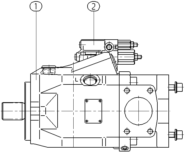 A A10V O 85 DFR1/52R-VSC12K04 -S2231 — Drawing