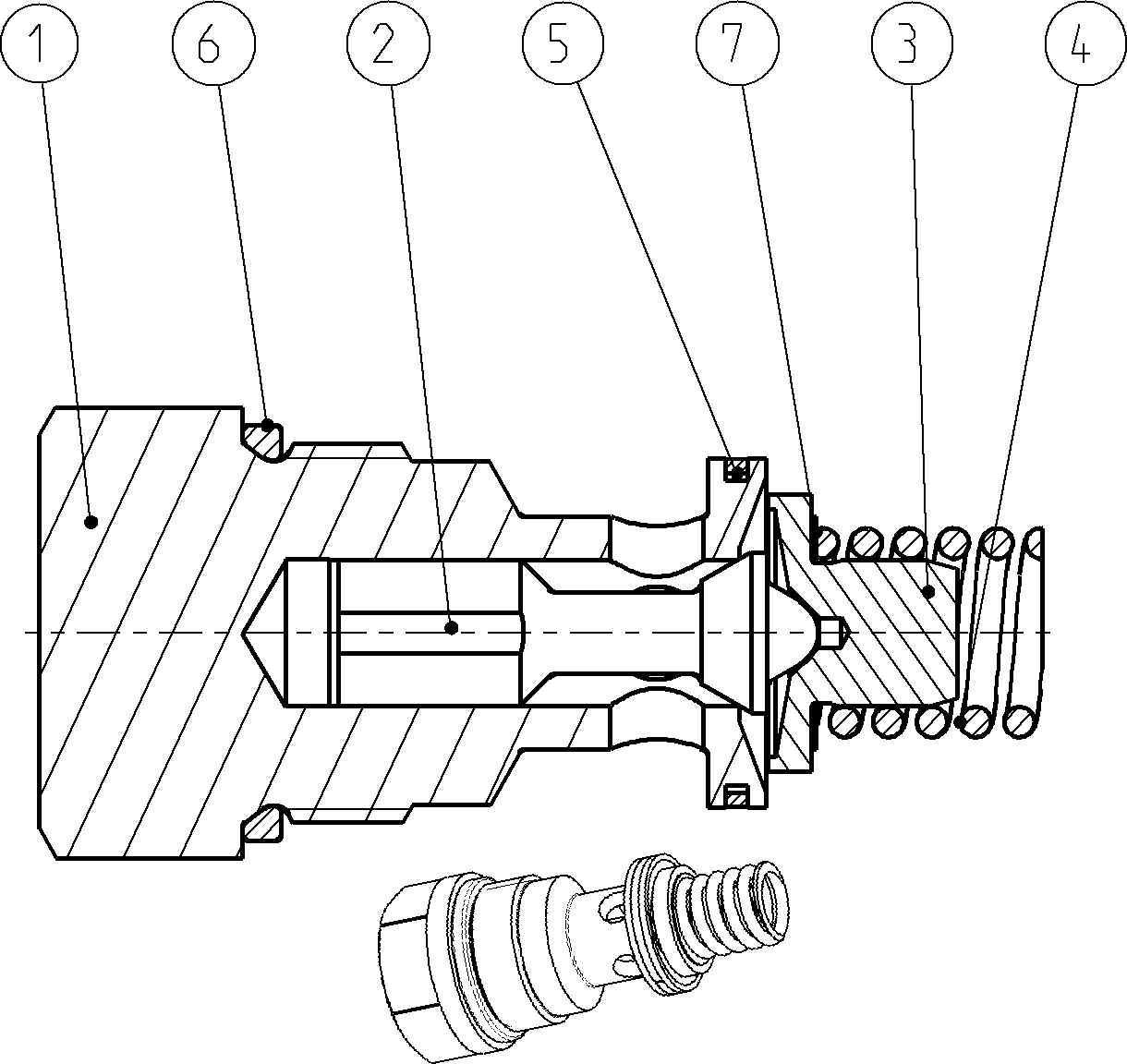 PRESSURE RELIEF VALVE — Drawing