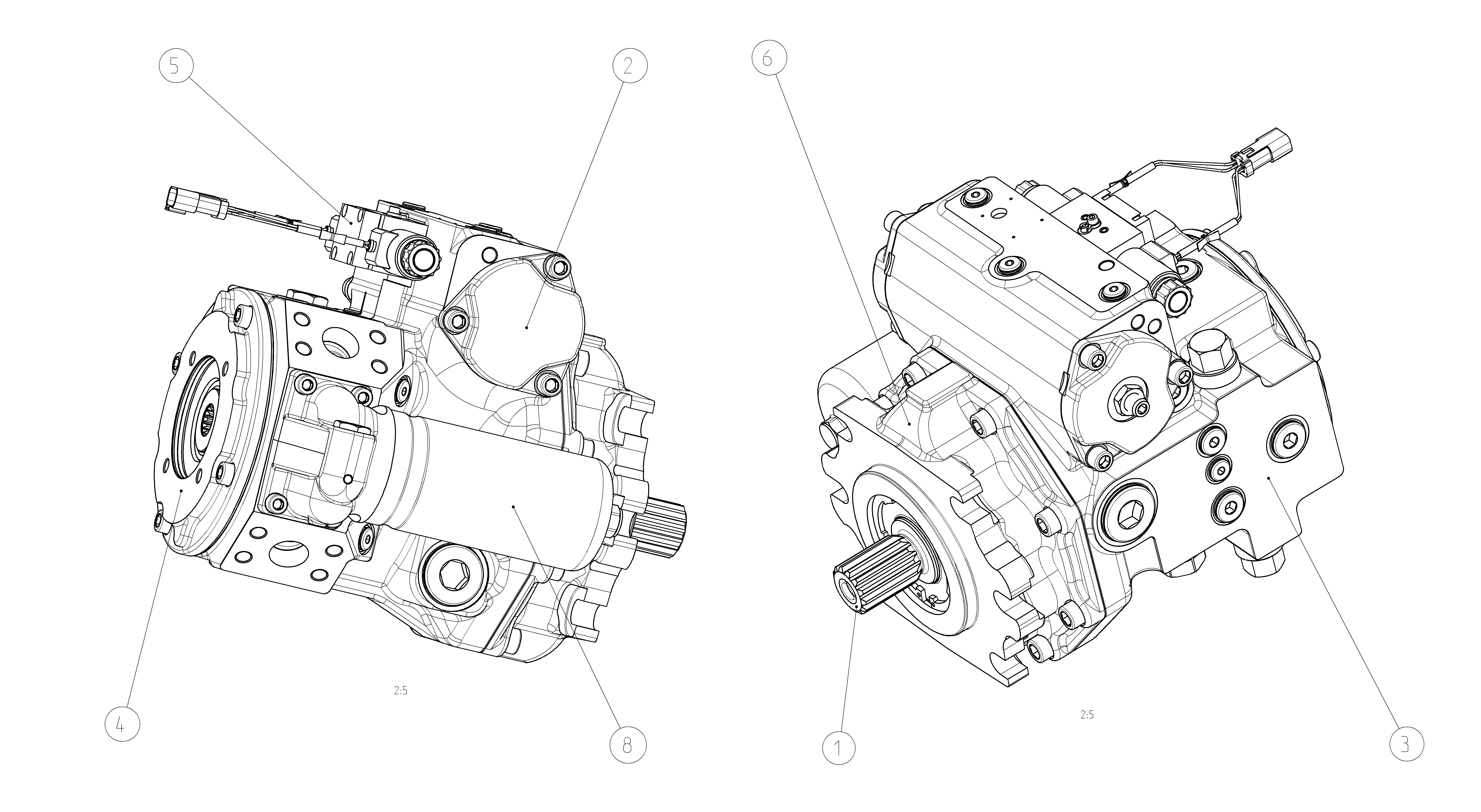A4VG145EP10C000/40MRND6T11VB4S5AF00-Y — Drawing