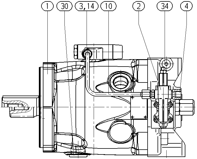 A A10VSO140LA7S /32R-VPB12N00E — Drawing
