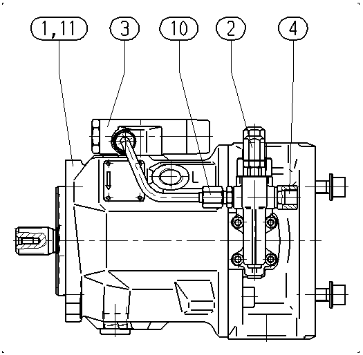A A10VSO 28 DFLR/31R-PSA12K52 — Drawing