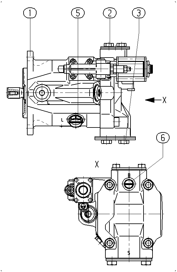 AP A10V O 45ED 74/52R-VUC12N00P ESO925 — Drawing