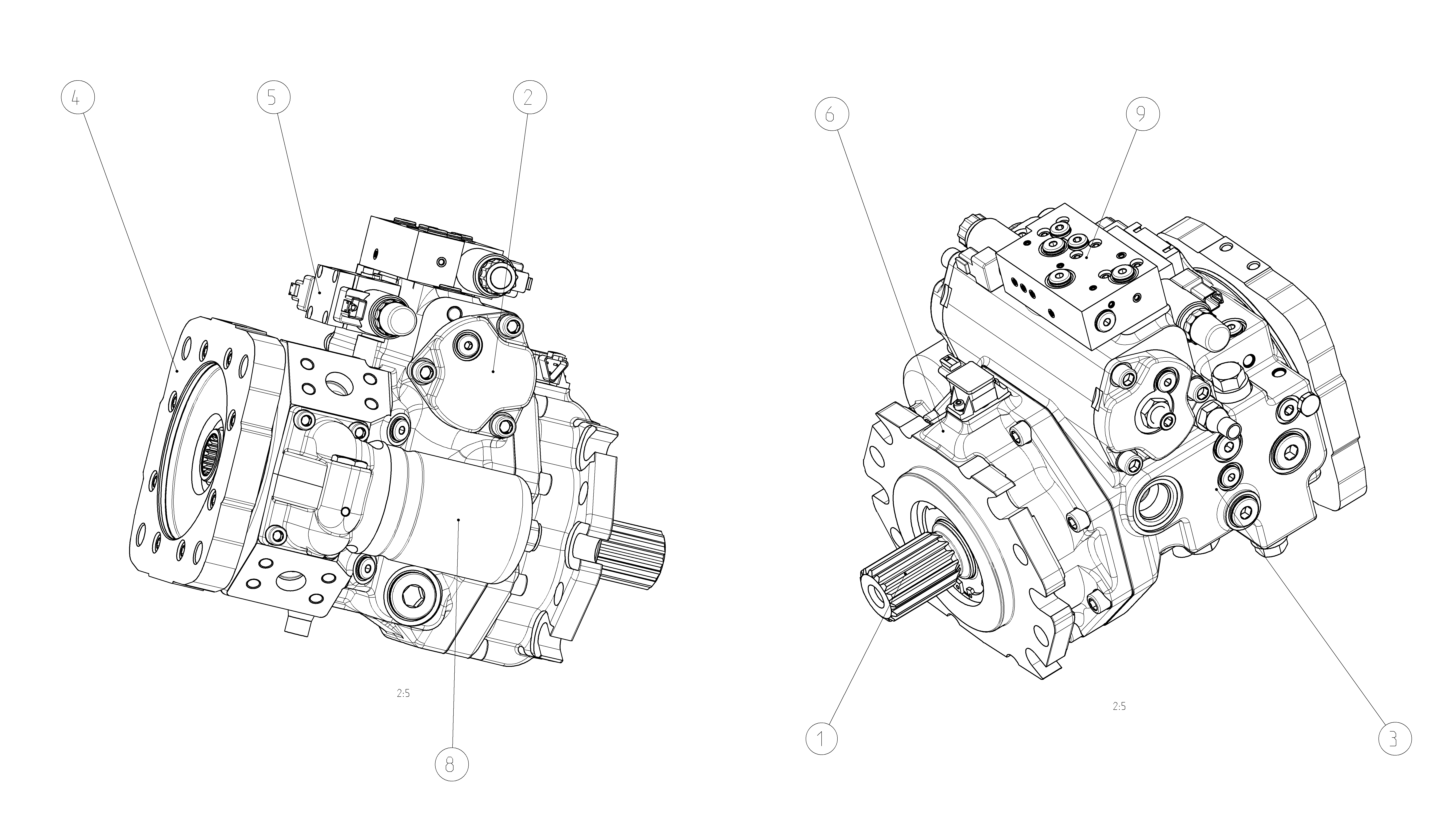 A4VG110EP3DPRR0/40MRND6T21VD4V8AF00-S — Drawing