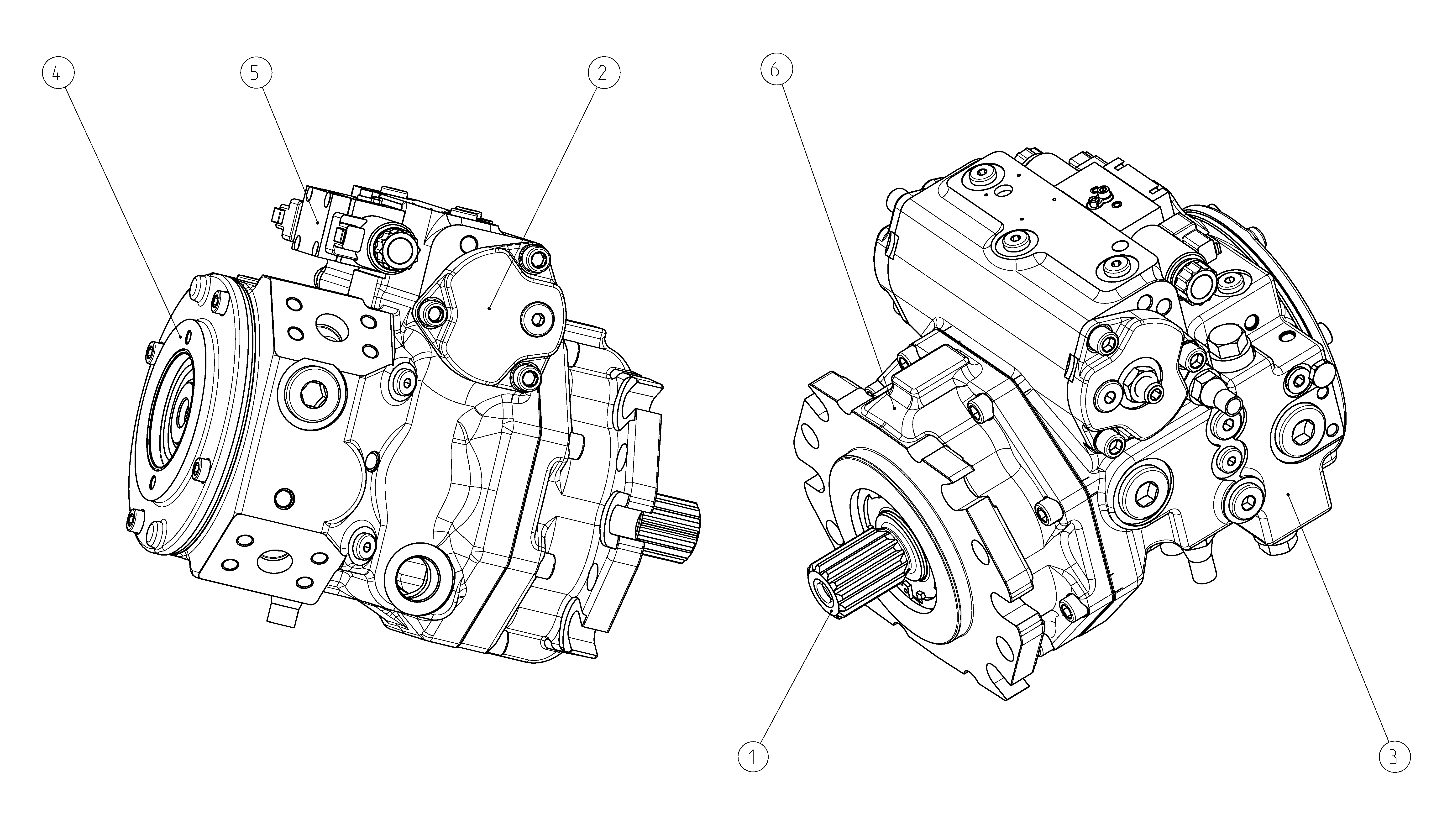 A4VG110EP0DP0X0/40NRND6T11FA1S3BS00-S — Drawing