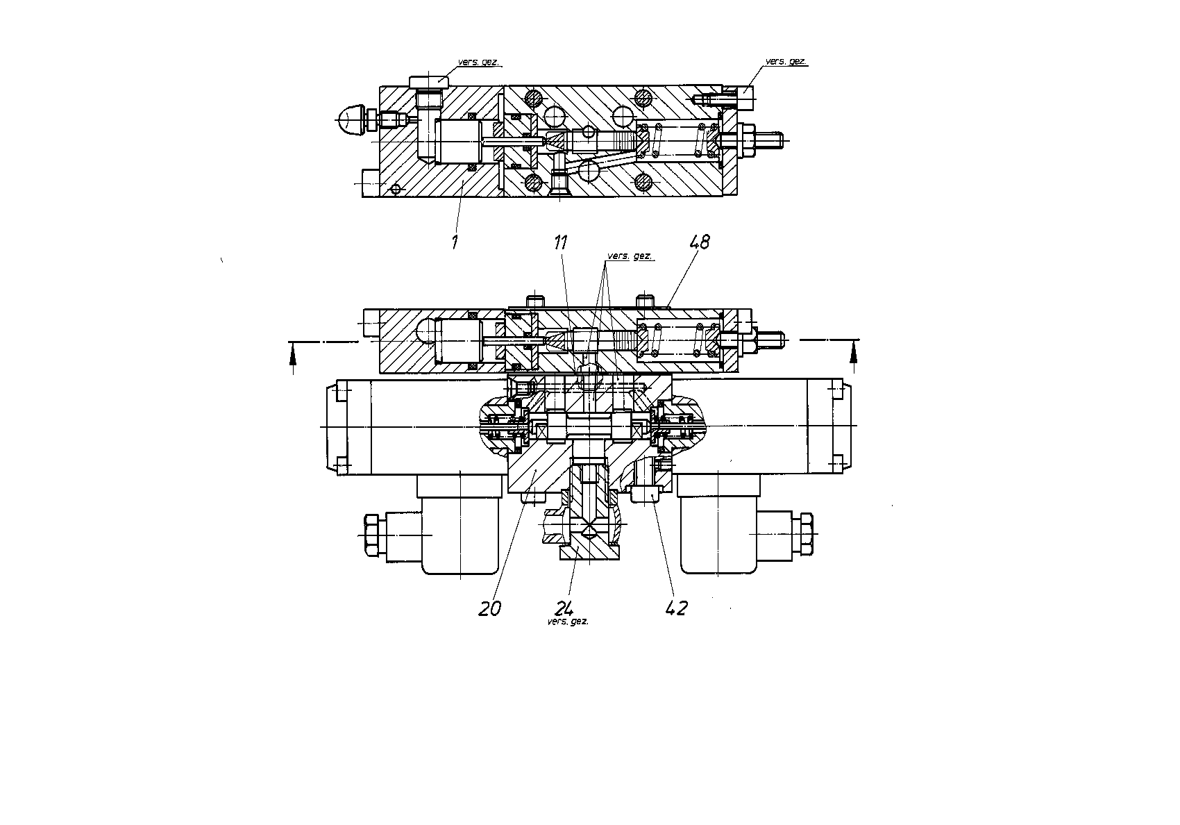 INCHING VALVE — Drawing