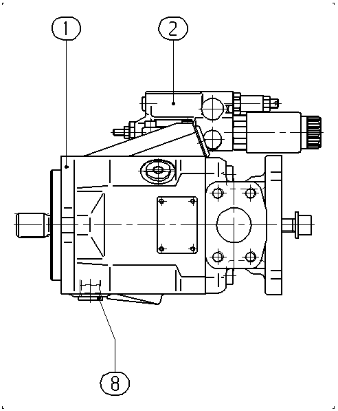 A A10V O 28ED 72/52R-VSC12K68P -S1948 — Drawing
