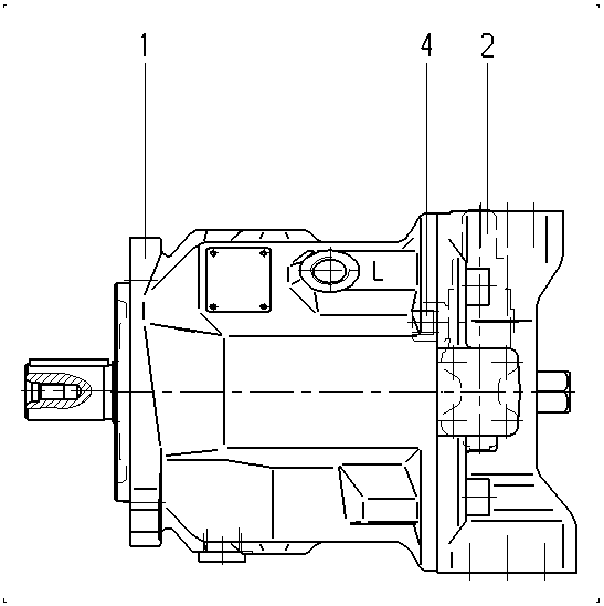 A A10VSO 28 DRG /31L-PPA12N00 — Drawing