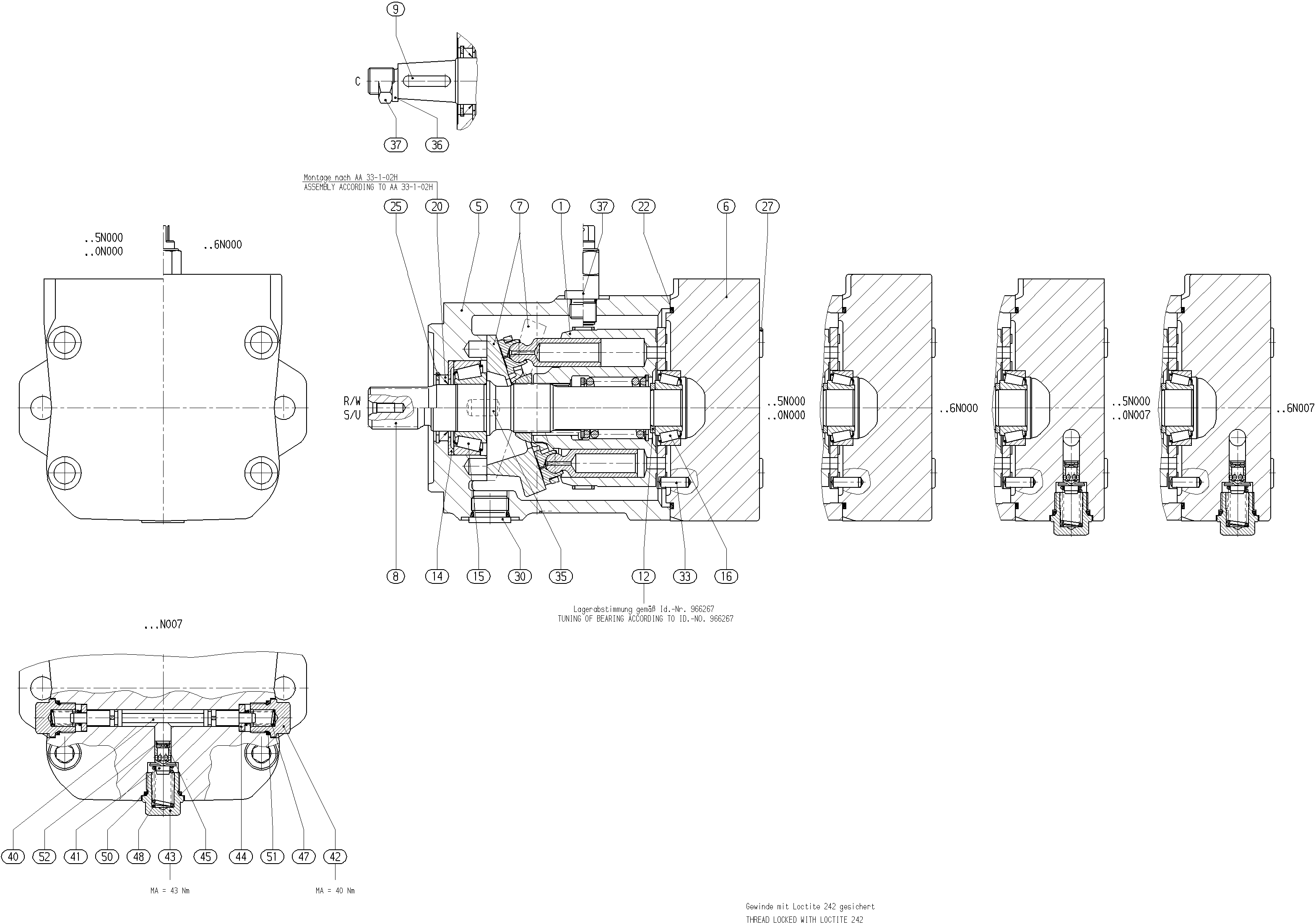AA10FM45/52W-VRC60N007-SO632 — Drawing