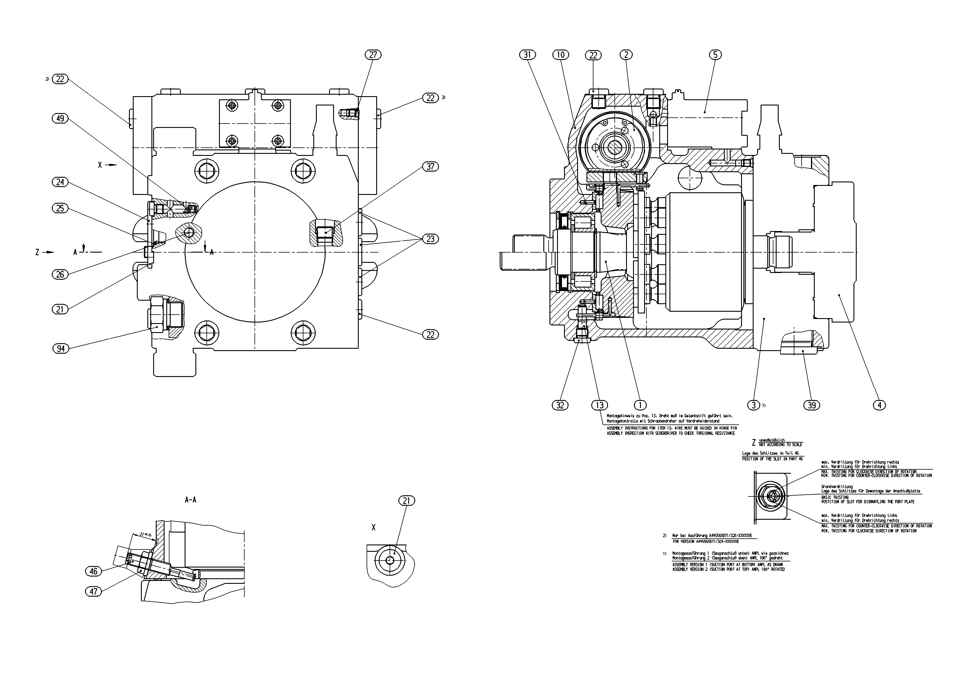 A4VG56EP2DM1/32L-NSC02K043E-S — Drawing