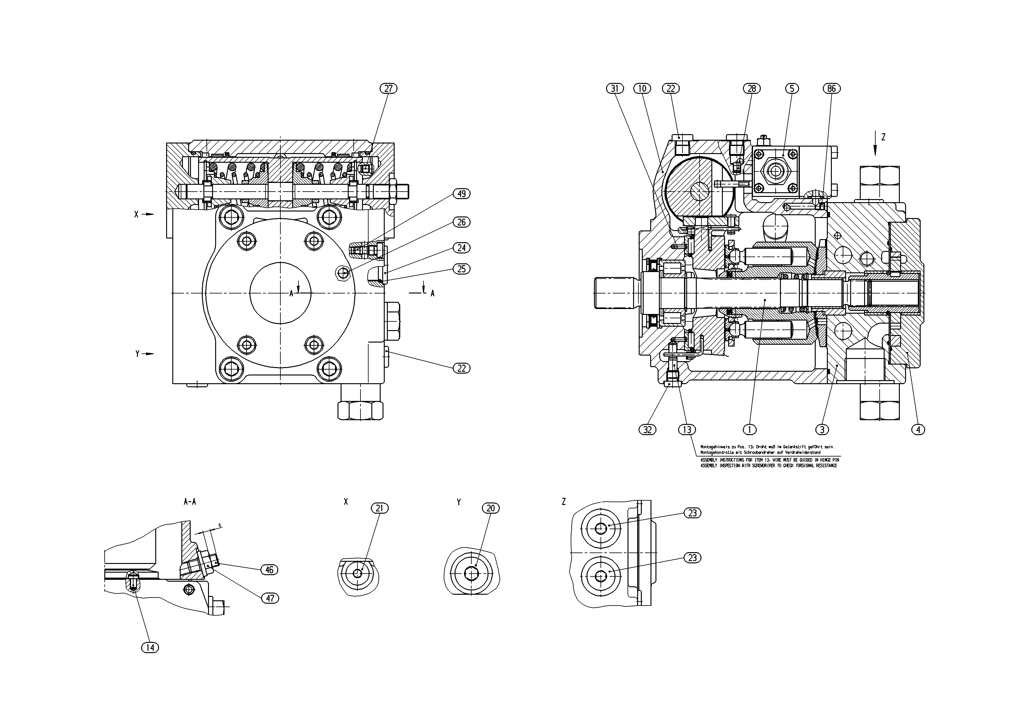 A4VG28HDD1/32R-NSC10F003S — Drawing