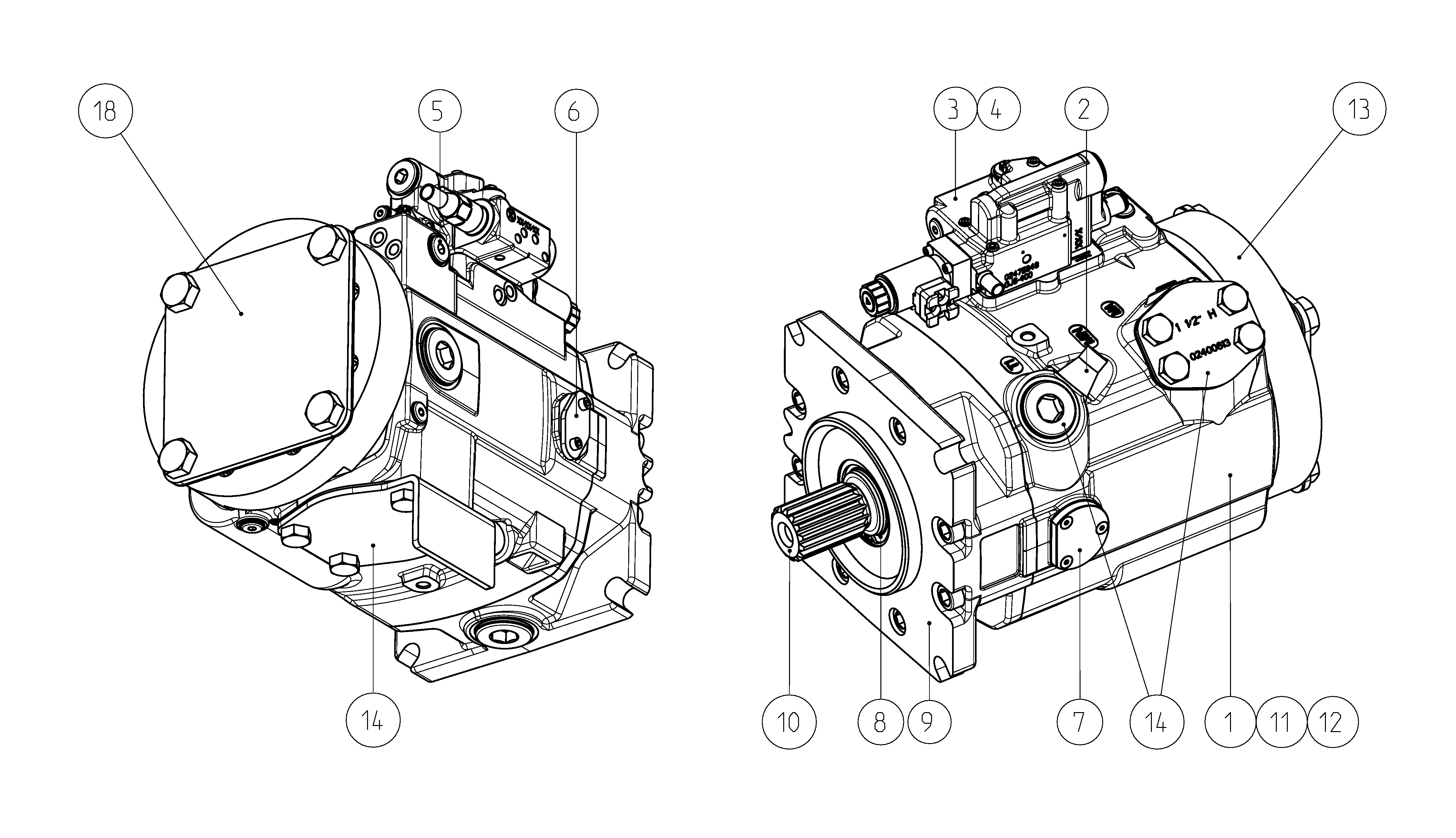 LA11VO210E2S0AH0/40MRVE4T21ED4T10-S — Drawing