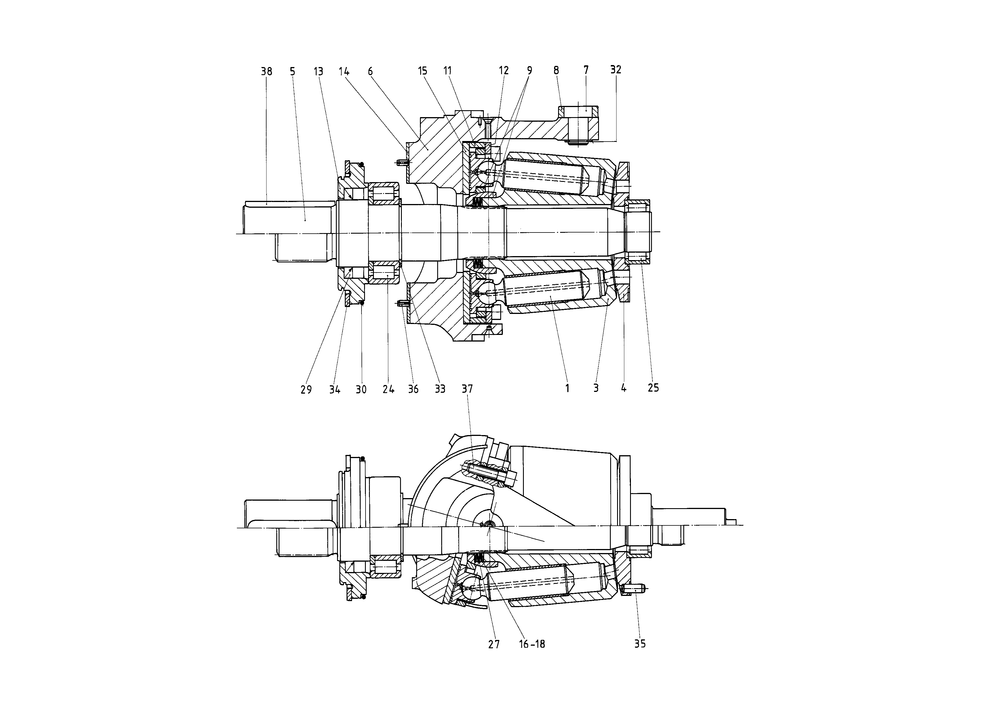 TW A4VSO 125 M/10X-VPBN — Drawing